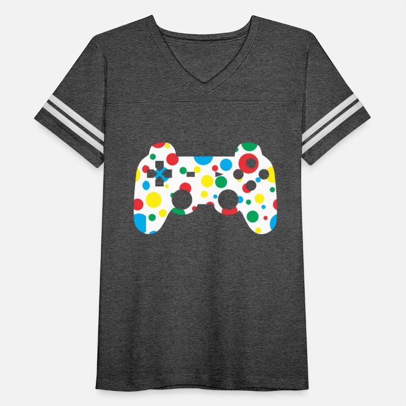 Colorful Polka Dot Game Controller