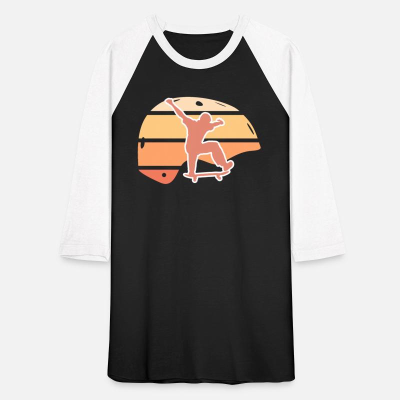 Colorful retro-inspired skateboard helmet kickflip