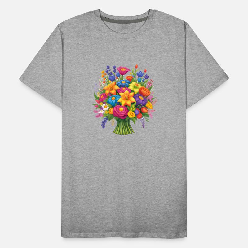 Colorful spring flowers bouquet