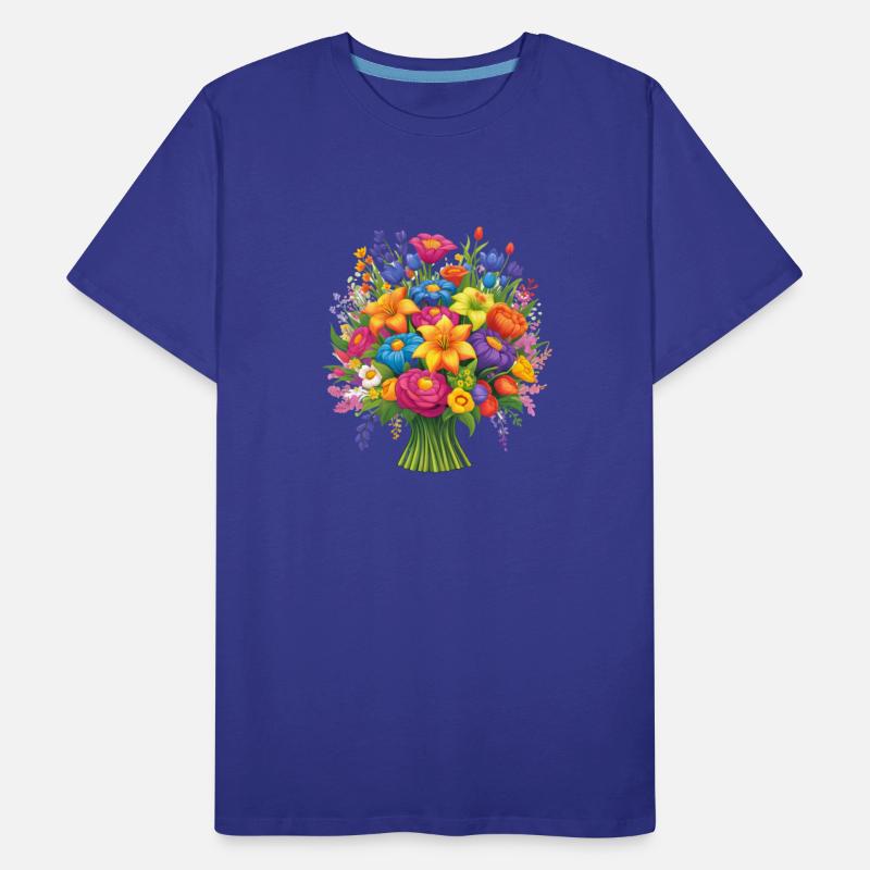 Colorful spring flowers bouquet