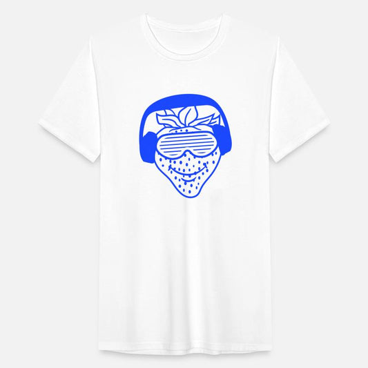 Cool DJ Strawberry Fruit Smile Music Party Funny