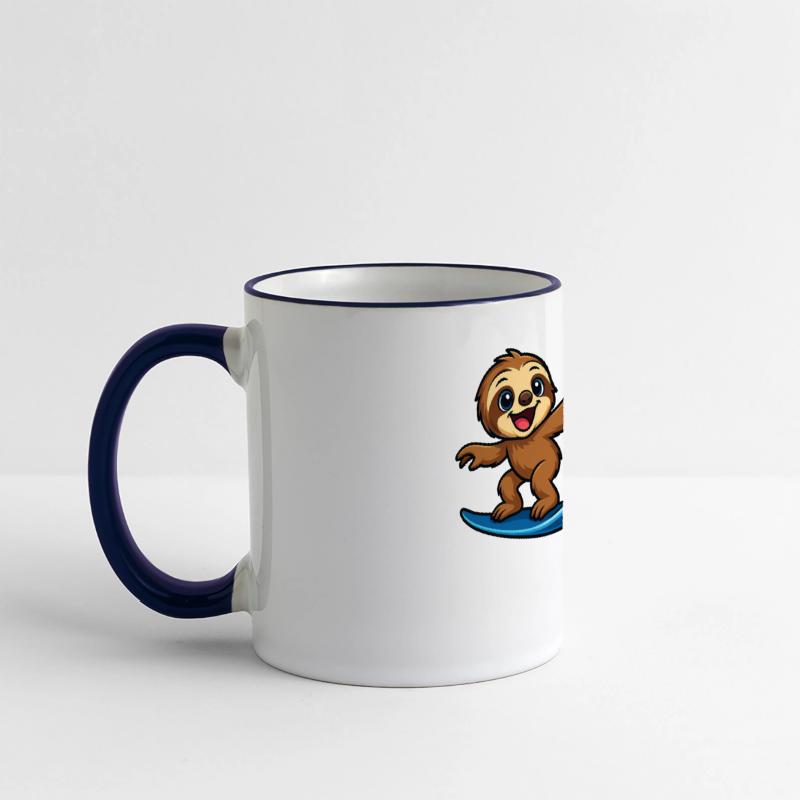 Cool sloth surfer beach outfit for kids