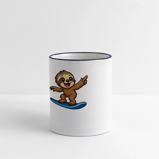 Cool sloth surfer beach outfit for kids