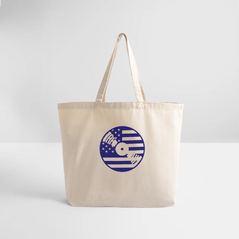 Cool USA Flag America Vinyl Music Record DJ Party