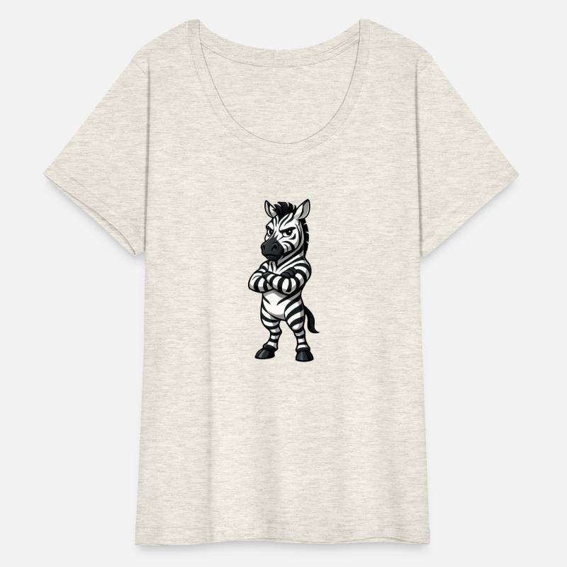 Cool zebra confident cartoon relaxed crossed arms