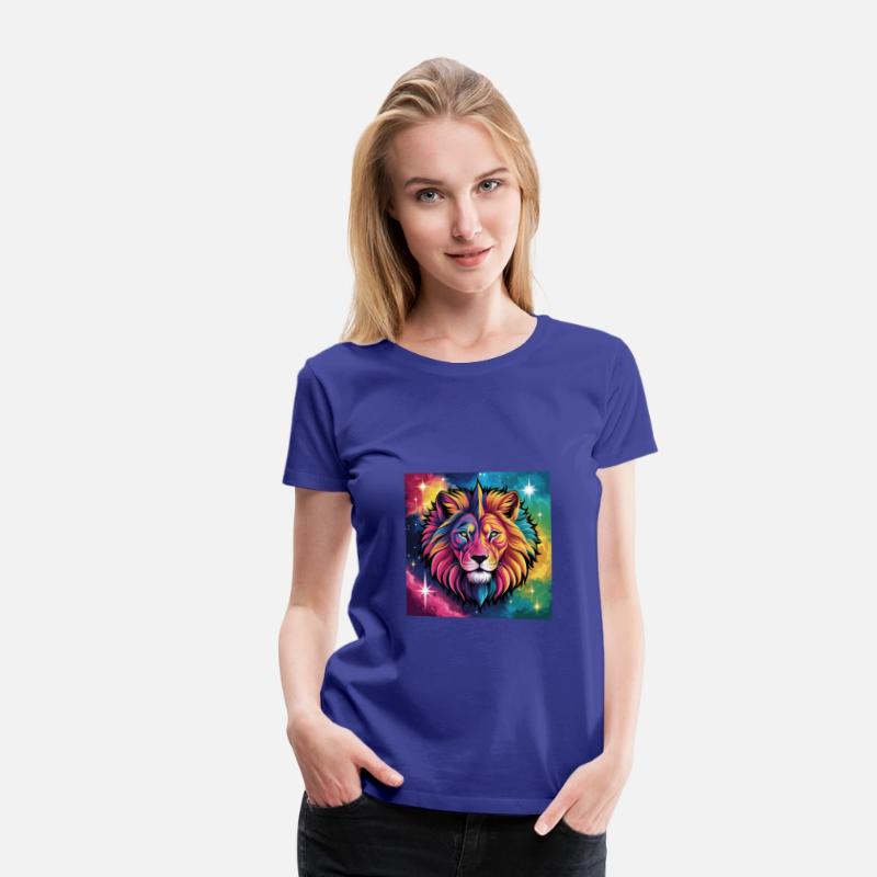 Cosmic Lion: A Burst of Color