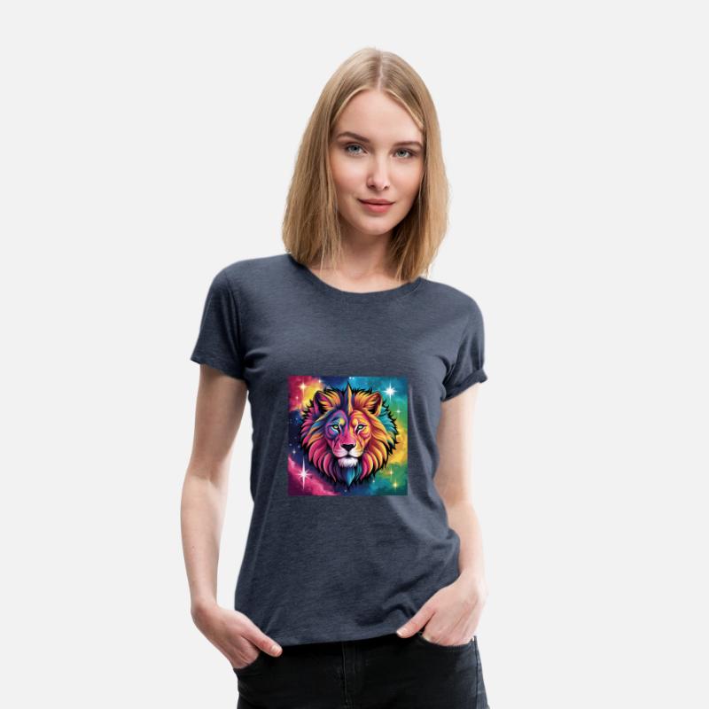 Cosmic Lion: A Burst of Color