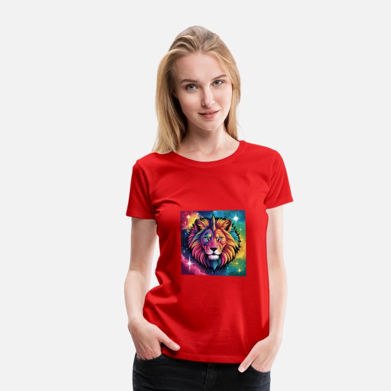 Cosmic Lion: A Burst of Color