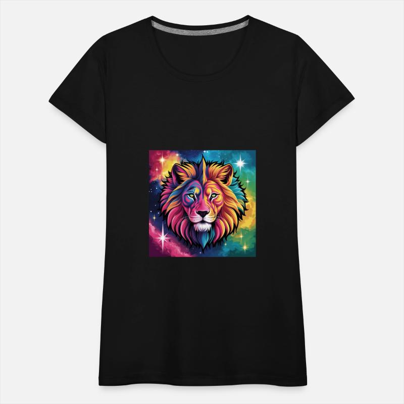 Cosmic Lion: A Burst of Color