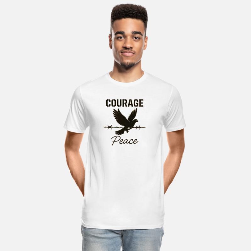 Courage and Peace Dove Graphic-Symbol of Strength
