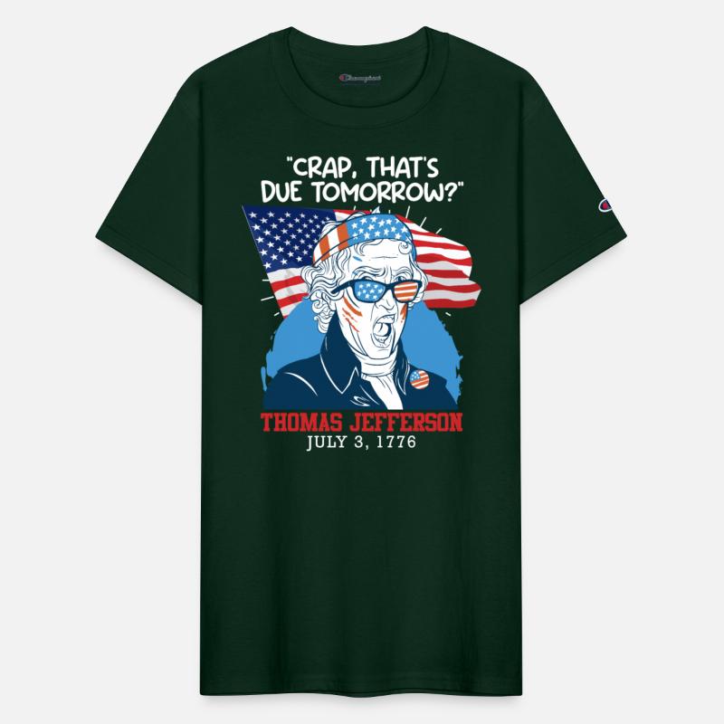 Crap, that's due tomorrow Thomas Jefferson