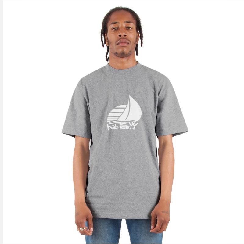 Crew Member Text Sun Team Member Sailing Fun Logo