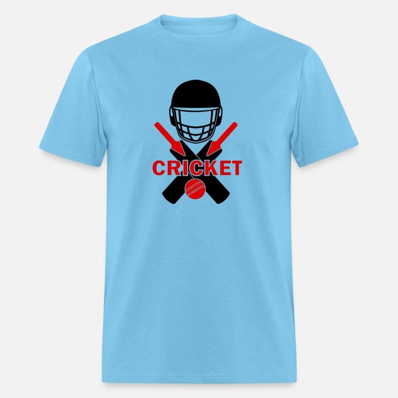 Cricket logo red black with helmet