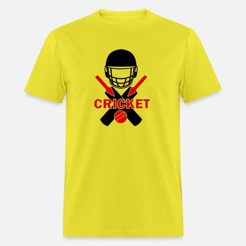 Cricket logo red black with helmet