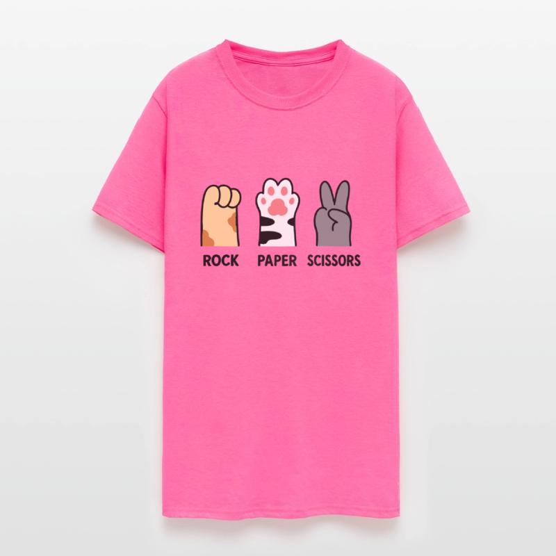 Cute Cat Paw Rock Paper Scissors