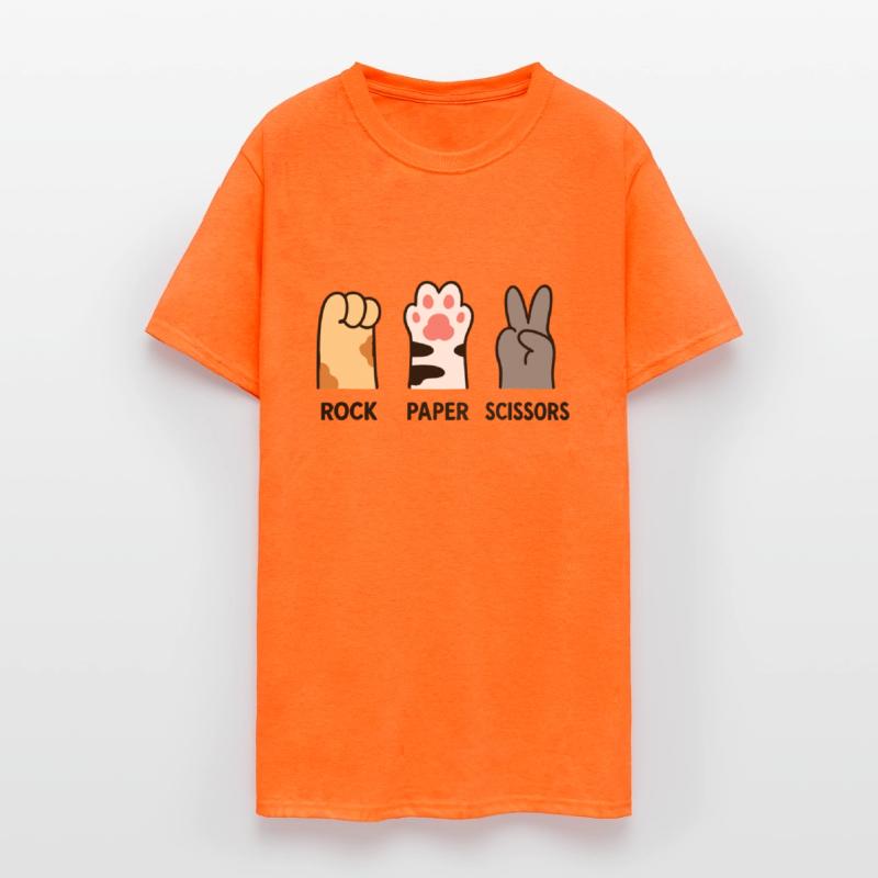 Cute Cat Paw Rock Paper Scissors