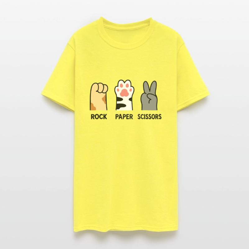 Cute Cat Paw Rock Paper Scissors