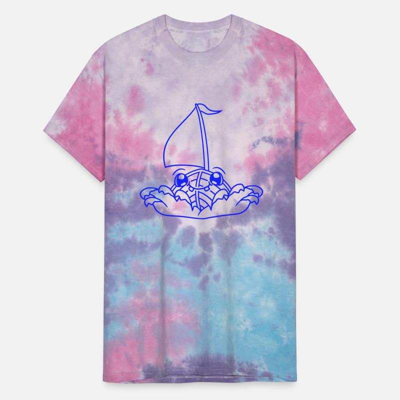 Cute Funny Boat Waves Sails Face Smiles Cool Comic