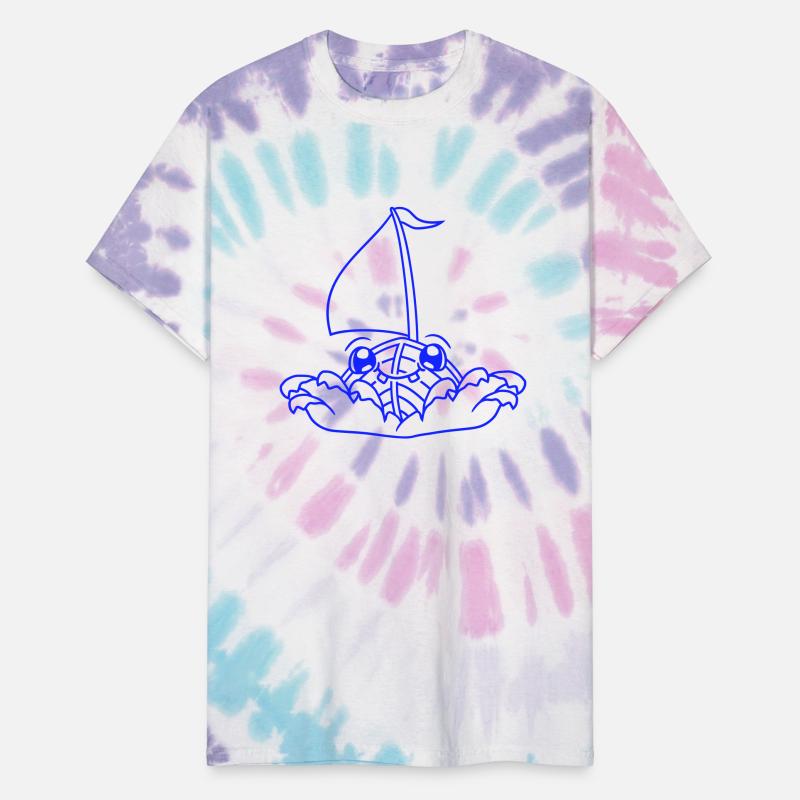 Cute Funny Boat Waves Sails Face Smiles Cool Comic