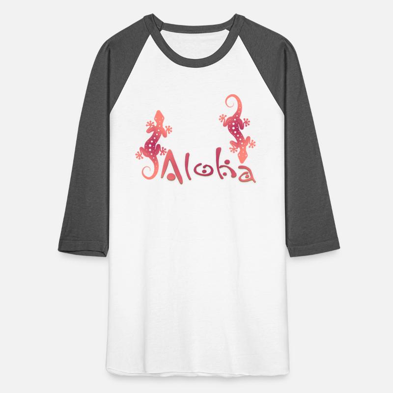 Cute Hawaiian Gecko and Aloha Greeting