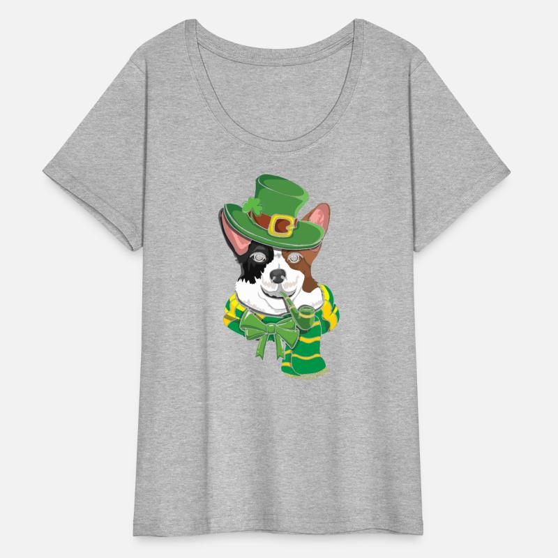 Cute Irish Corgi Happy Saint Patrick Day