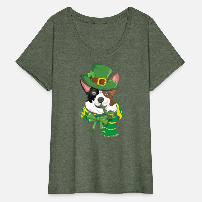 Cute Irish Corgi Happy Saint Patrick Day