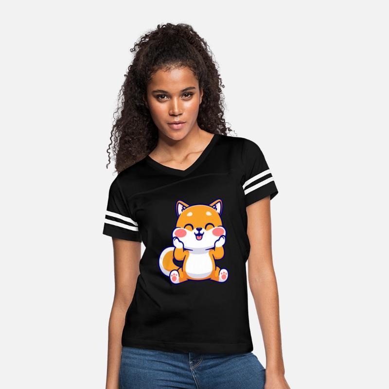 Cute Shiba Inu Dog With Lovely Cheek