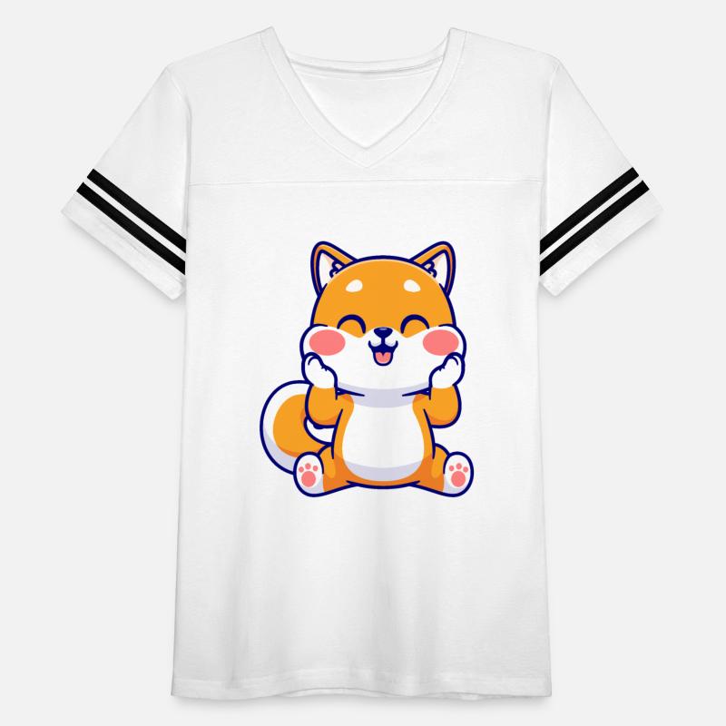 Cute Shiba Inu Dog With Lovely Cheek