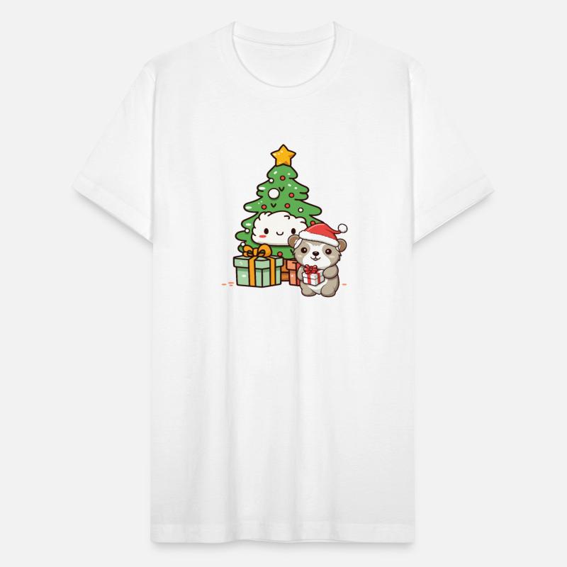 Cute Sloth with Christmas Tree