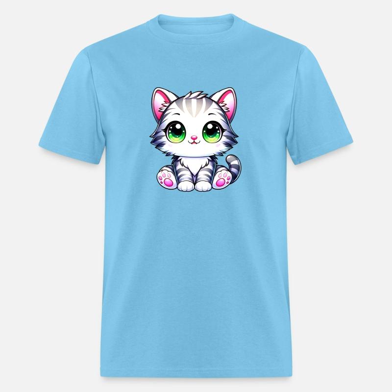 Cute Tabby Kitten with Green Eyes