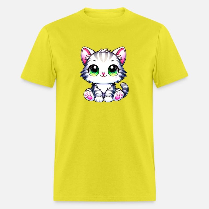 Cute Tabby Kitten with Green Eyes