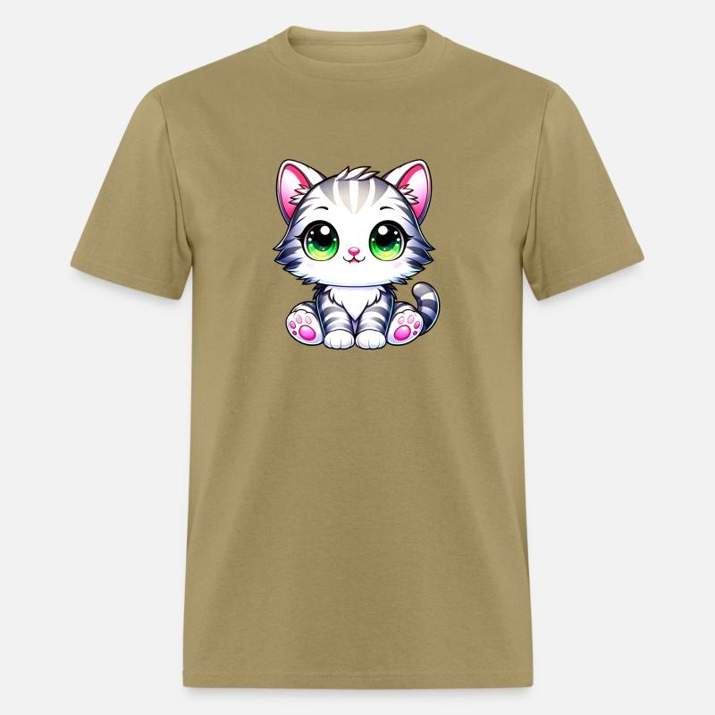 Cute Tabby Kitten with Green Eyes