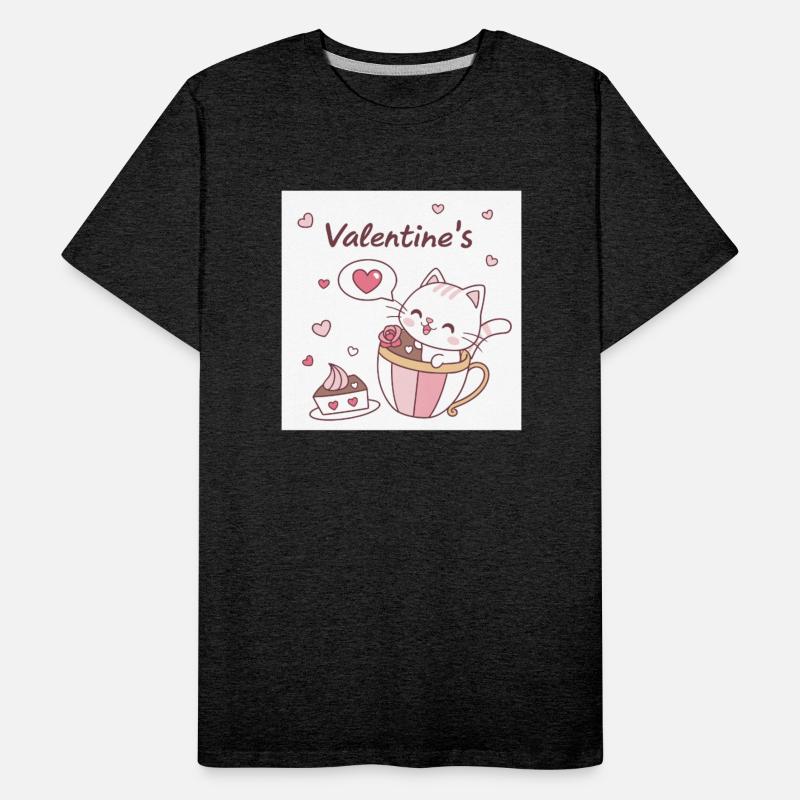 Cute Valentine's Cat in Tea Cup