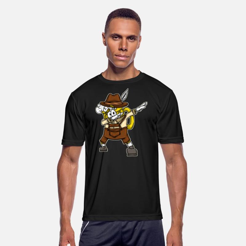 Dabbing Beer Mug Bavarian Leather Trousers Beer