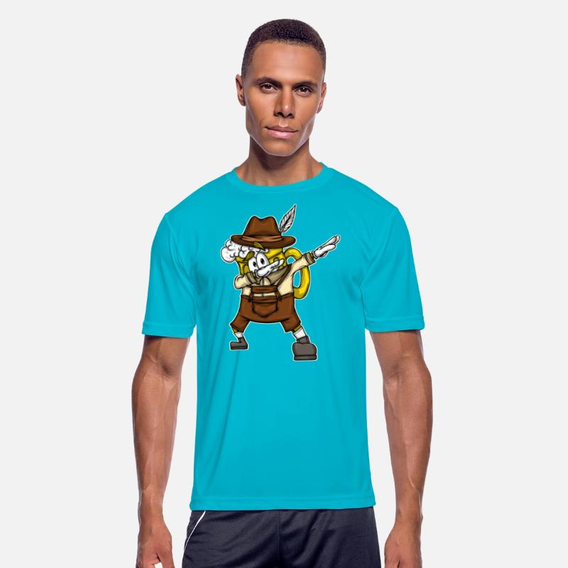 Dabbing Beer Mug Bavarian Leather Trousers Beer