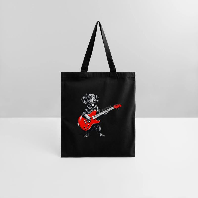 Dachshund Playing Guitar Funny Rock and Roll Dog