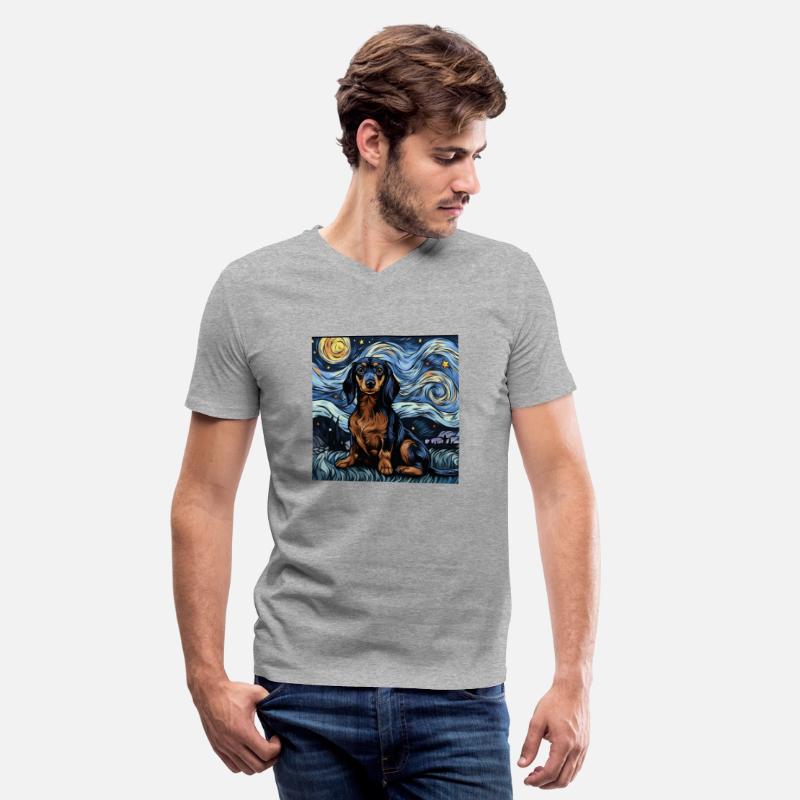 Dachshund Starry Night Niji Style