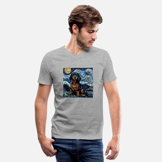 Dachshund Starry Night Niji Style