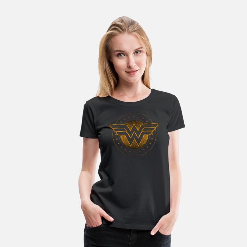 DC Comics Wonder Woman Classic Logo Gold