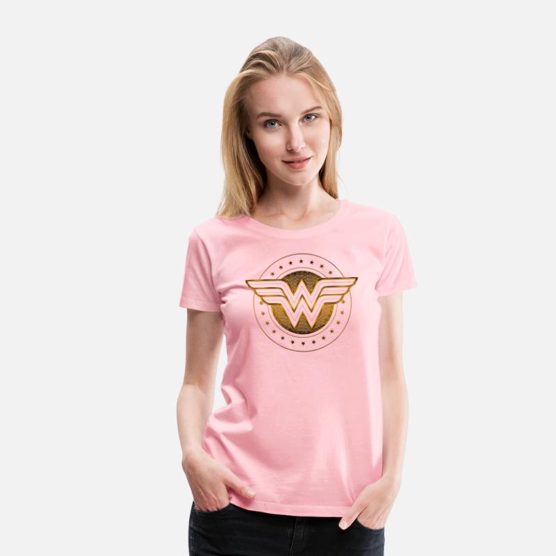 DC Comics Wonder Woman Classic Logo Gold