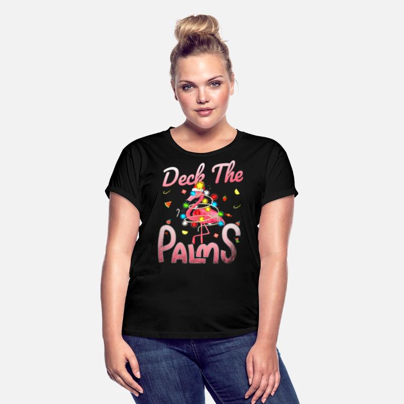 Deck The Palms Merry Flamingo Christmas Lights