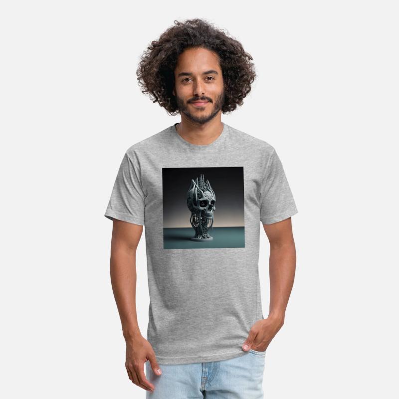 Digital Skull: A Fusion of Nature and Technology