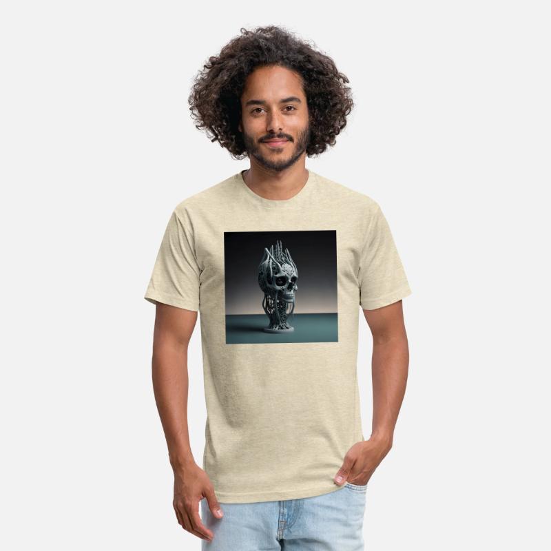 Digital Skull: A Fusion of Nature and Technology