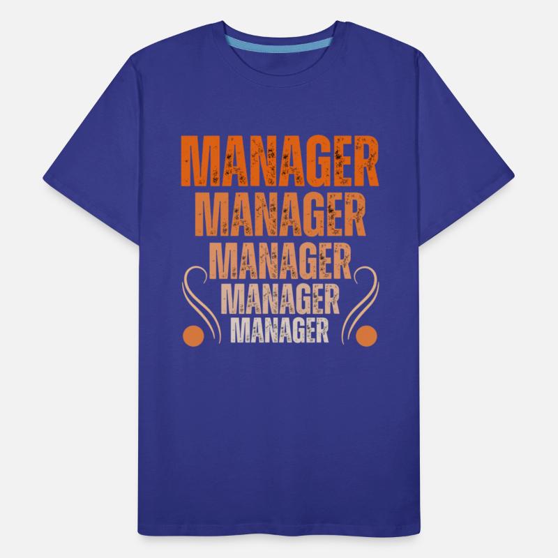 Distress Orange Manager Design CEO Boss Profession
