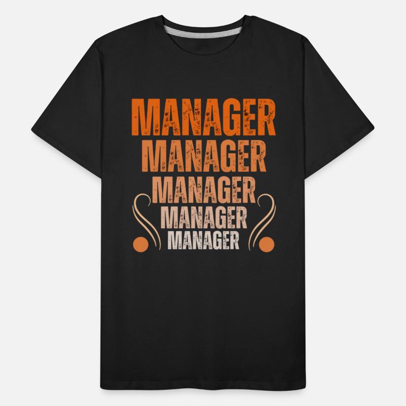 Distress Orange Manager Design CEO Boss Profession