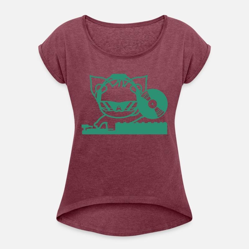 DJ Cat Cute Kitten Mixing Console Vinyl Record Fun