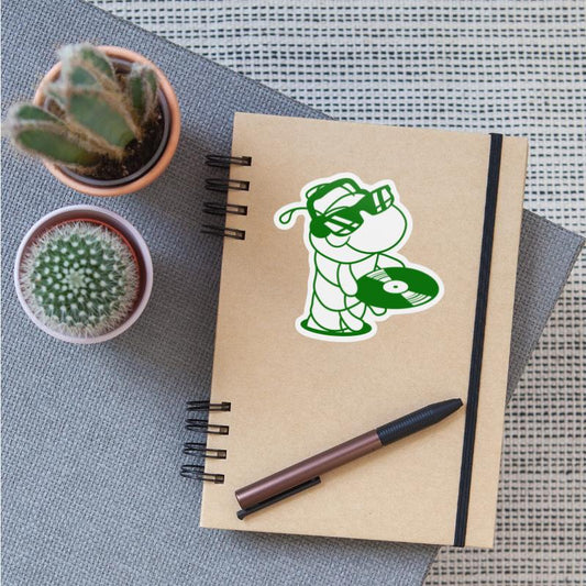 DJ Caterpillar Sunglasses Mixer Music Record Party