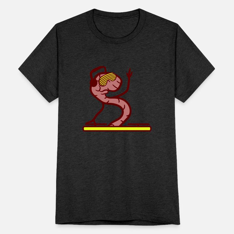 DJ Worm Party Animal Club Music Caterpillar Snake