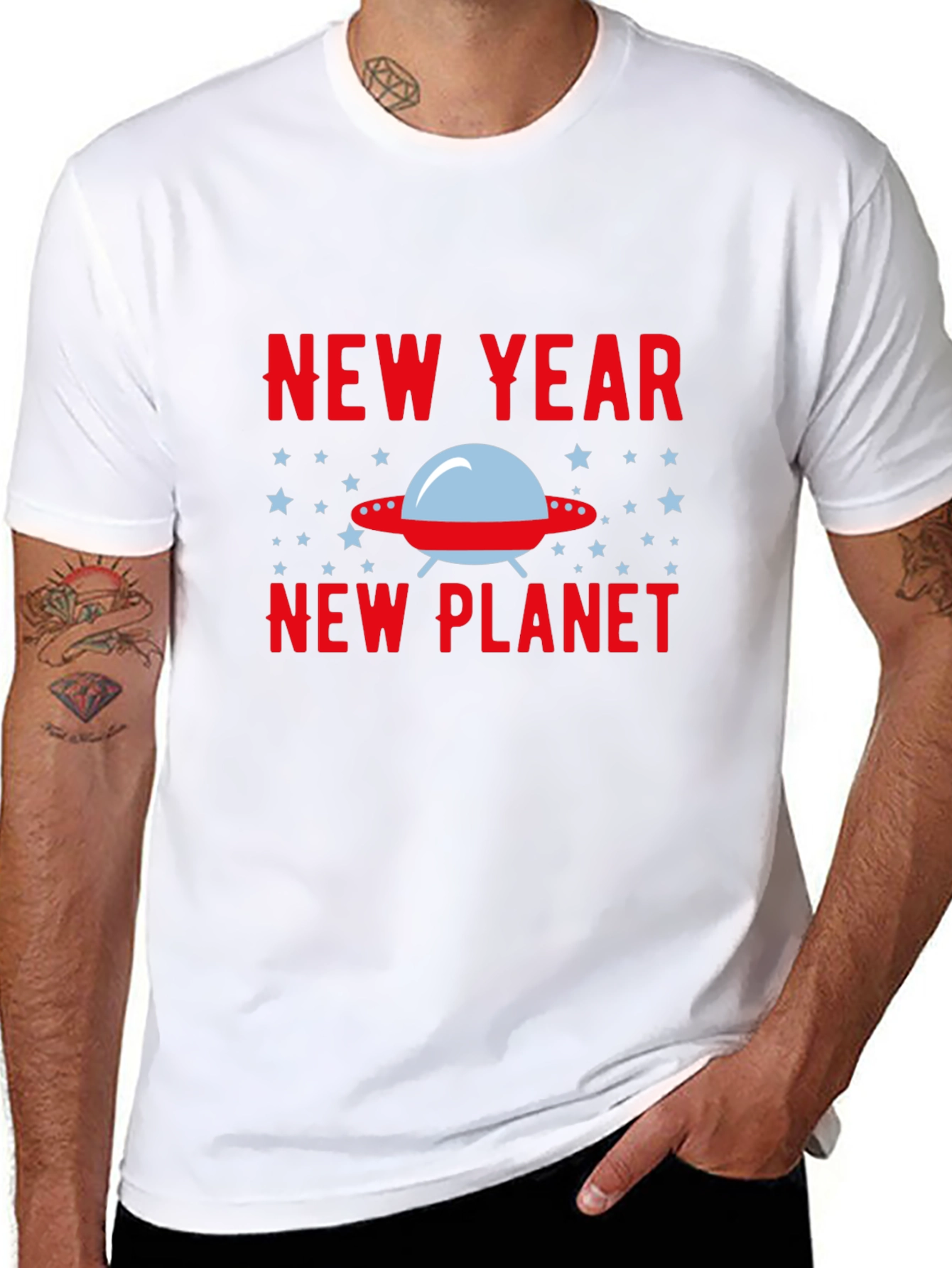 New Year New Planet Graphic Tee