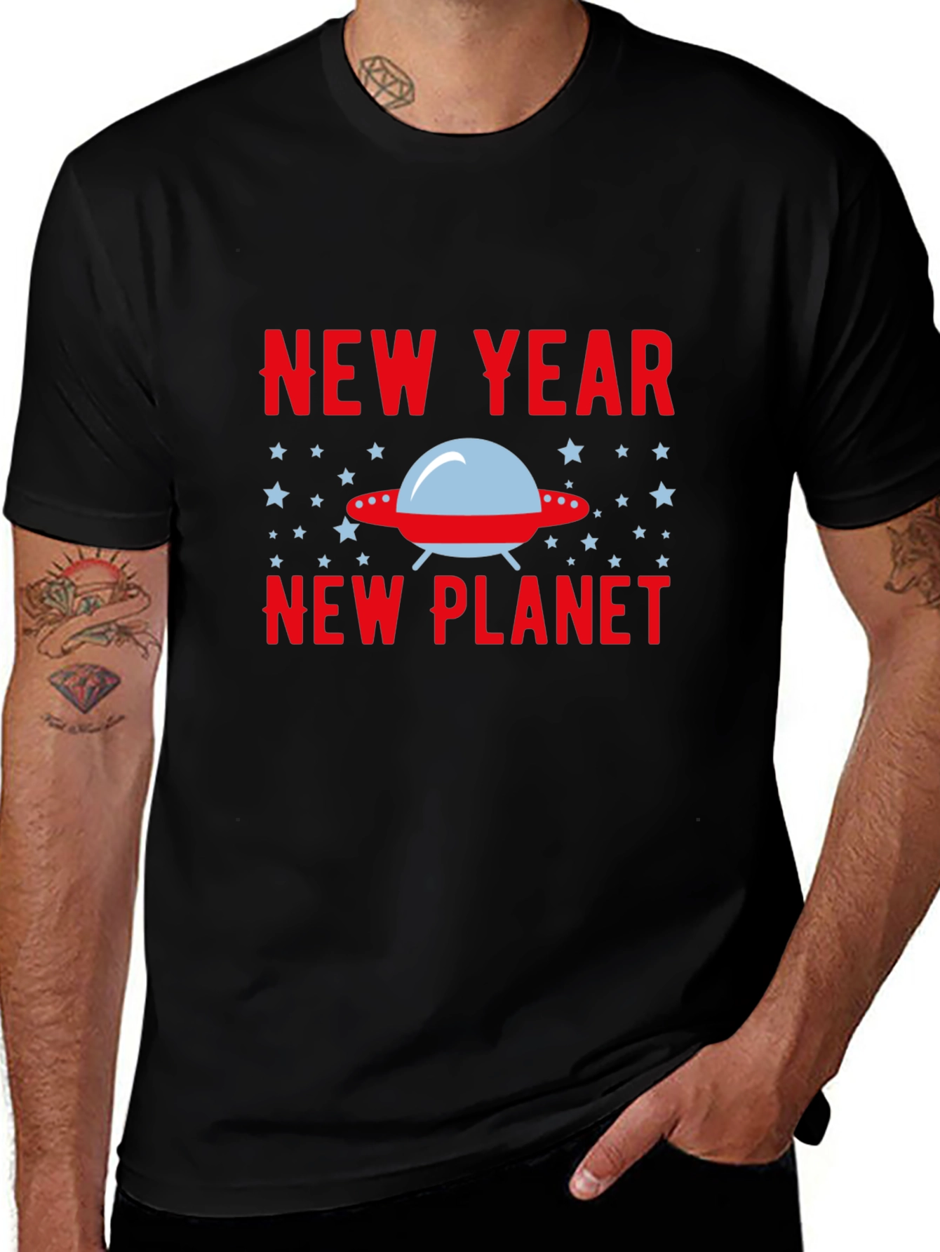 New Year New Planet Graphic Tee